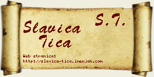 Slavica Tica vizit kartica